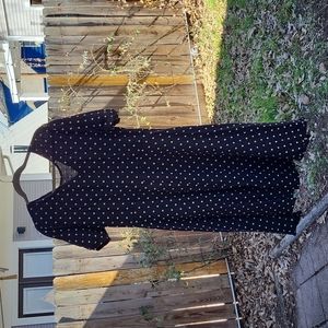Ace & Jig Luella Dress in Black Dot XL EUC